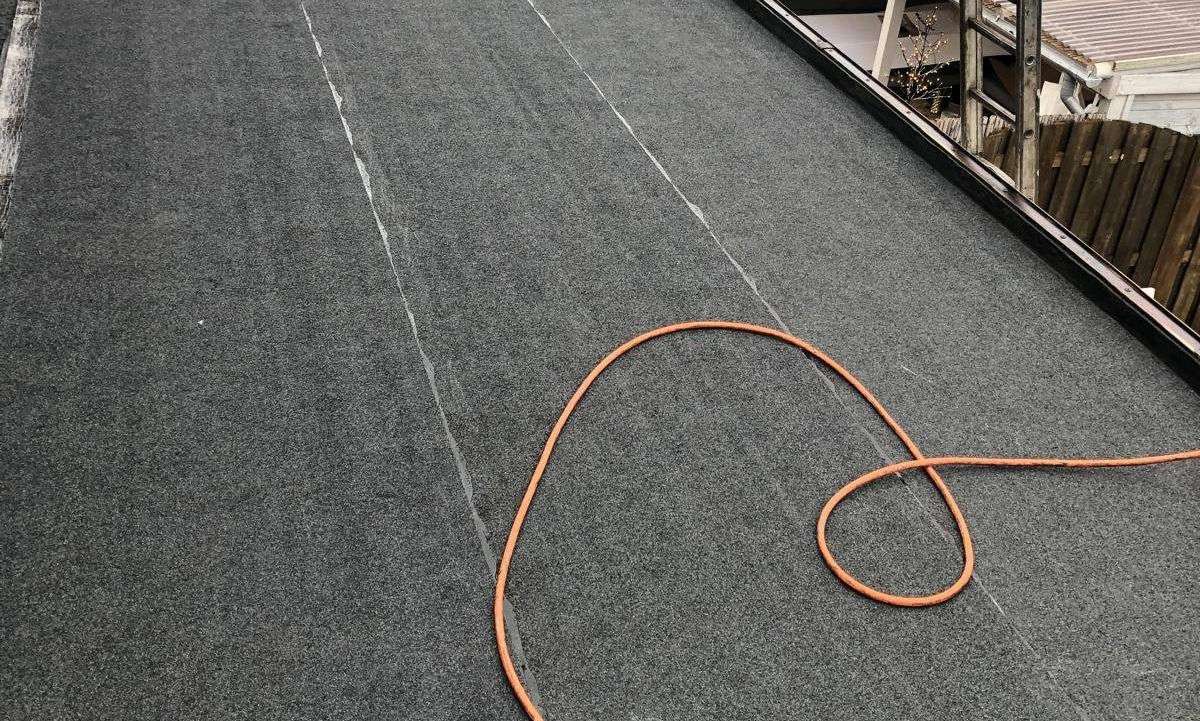 Nieuw bitumen dak aangelegd in Bloemendaal
